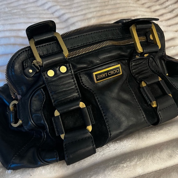 Jimmy Choo Black leather bag